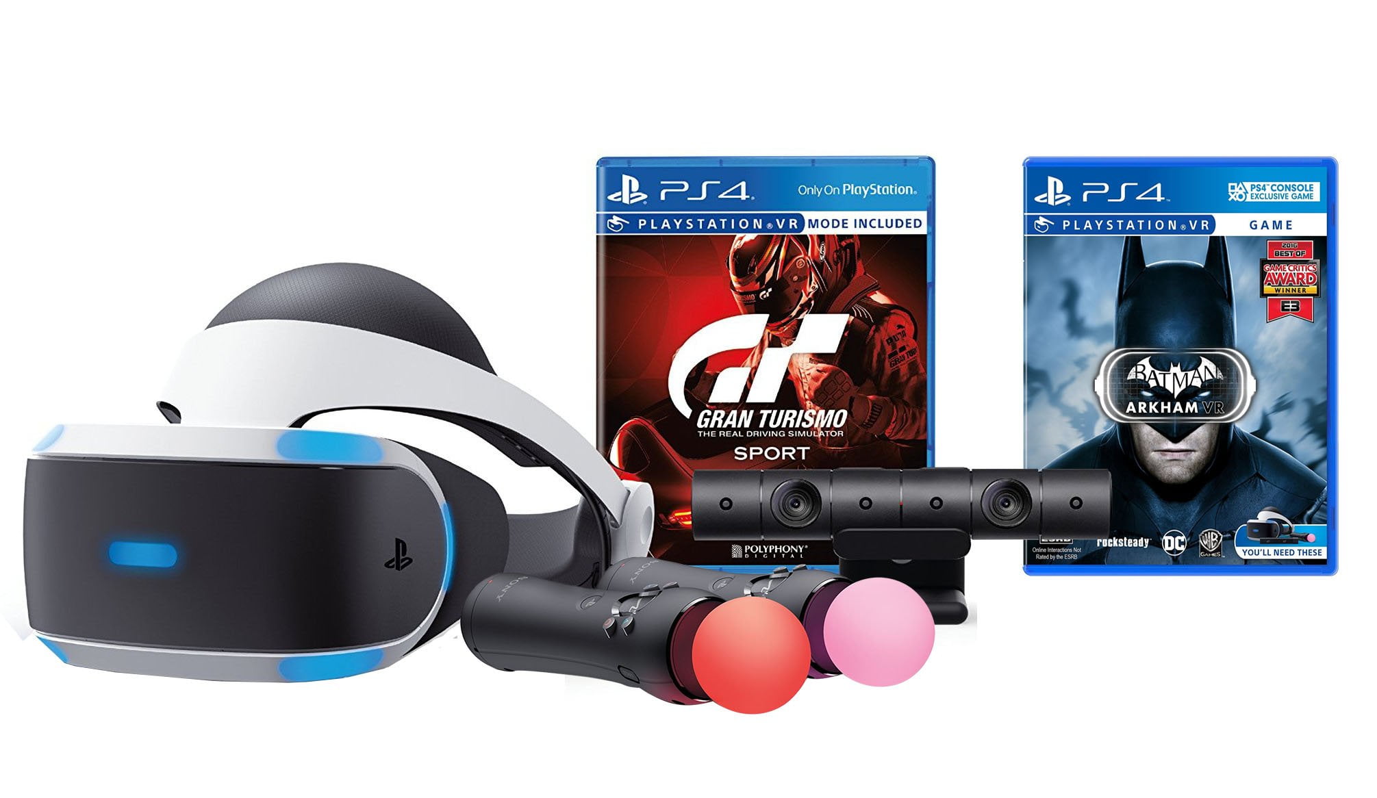 PlayStation VR Bundle (3 Items)- Gran Turismo Sport Bundle