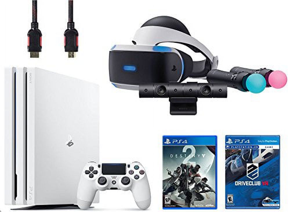 PS4 VR Headset + Camera + Move Controllers