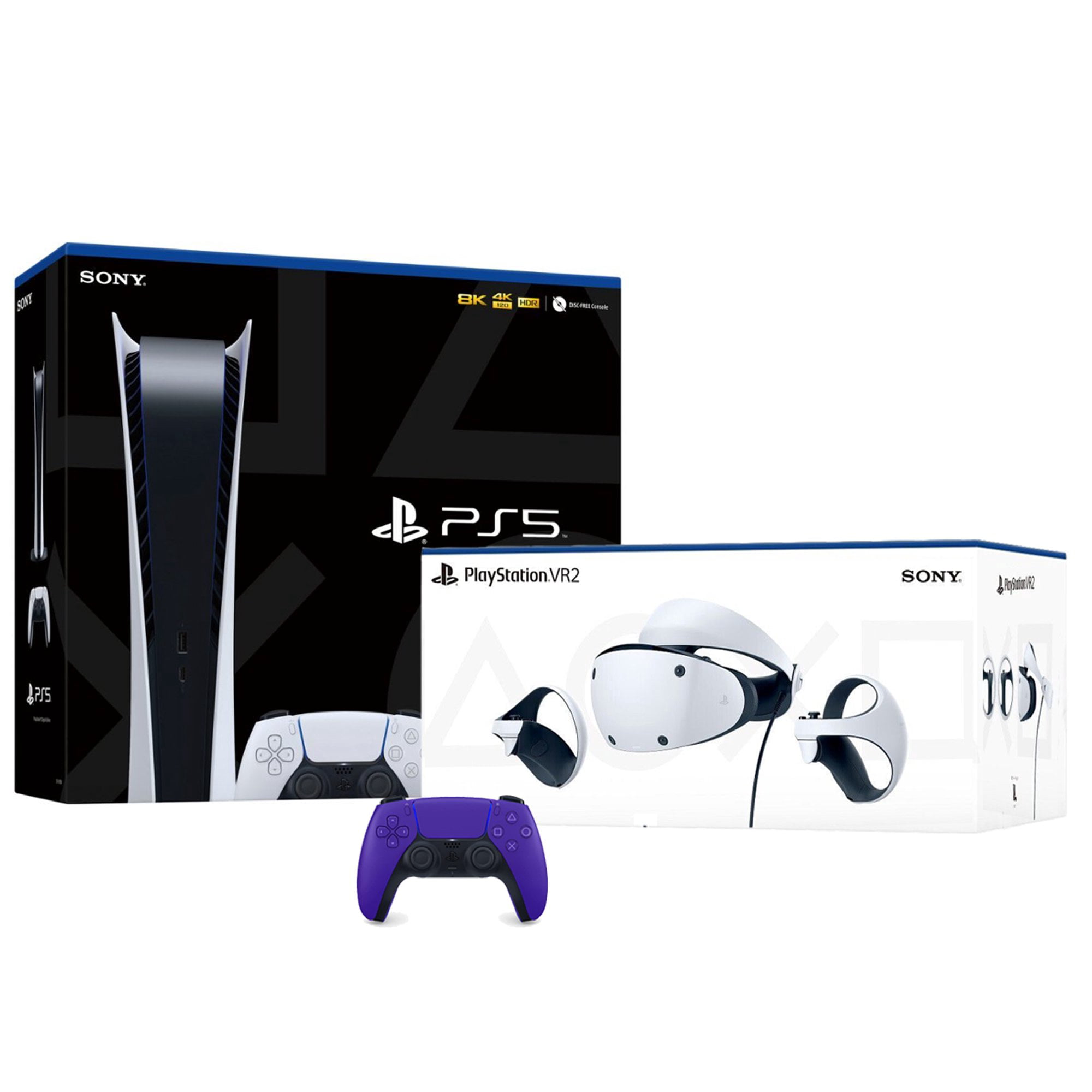 PlayStation VR2 and PlayStation_PS5 Video Game Console (Digital ...
