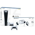 thumbnail image 1 of PlayStation VR2 and PlayStation_PS5 Video Game Console (Disc Version) Combowith Extra White Dualsense Controller, 1 of 6