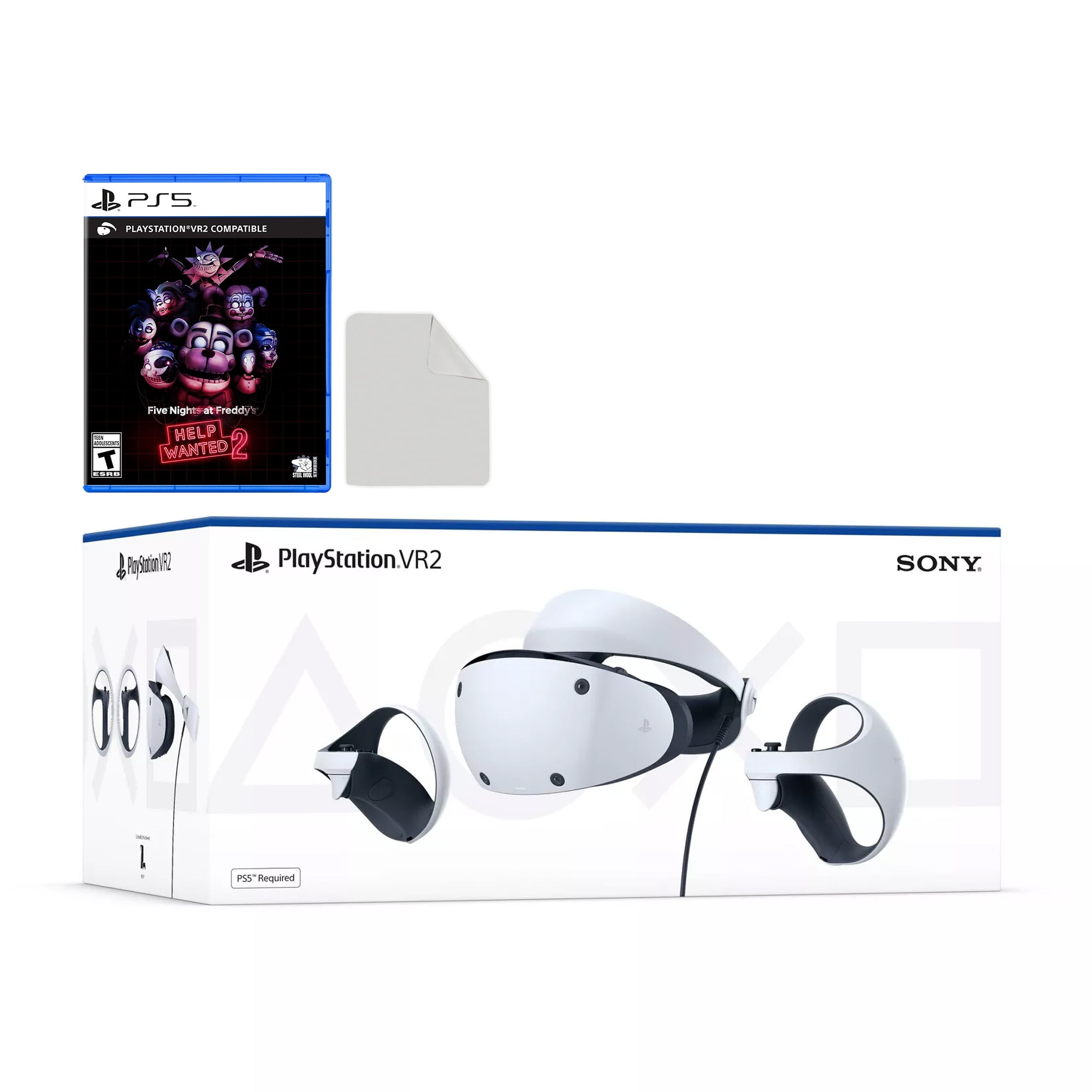 PlayStation VR2 bundle with Gran Turismo 7 Game Disc, Microfiber