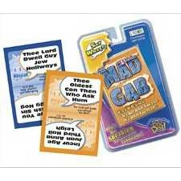 PlayThing Gm Bible Mad Gab 2 or more Players Classic Card Game