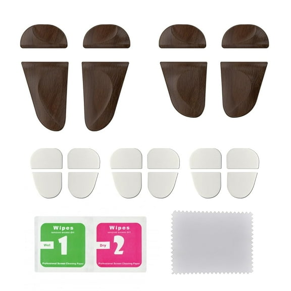 PlayVital 2 Pair Shoulder Buttons Extension Triggers for ps4 All Model Controller, Game Improvement Adjusters for ps4 Controller, Bumper Trigger Extenders for ps4 Slim Pro Controller - Wood Grain