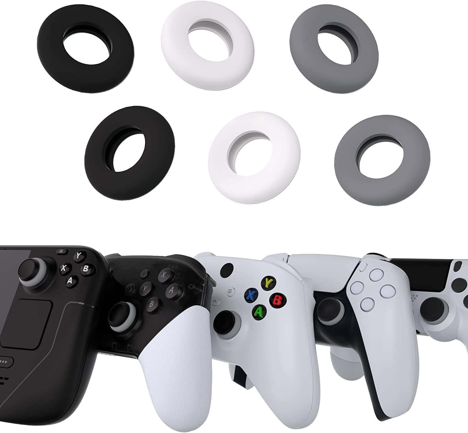 PlayVital 3 Pairs Silicone Aim Assist Target Motion Control Precision ...