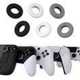 thumbnail image 1 of PlayVital 3 Pairs Silicone Aim Assist Target Motion Control Precision Rings for PS5, for PS4, for Xbox Series X/S, Xbox One, Xbox 360, for Switch Pro, for Steam Deck - Gray & Black & White, 1 of 8