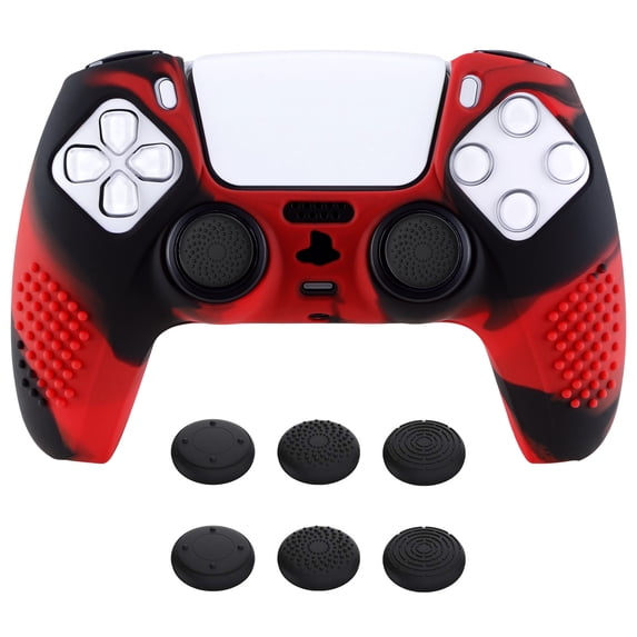 PlayVital PS5 Controller Silicone Cover, Anti-Slip 3D Studded Edition ...