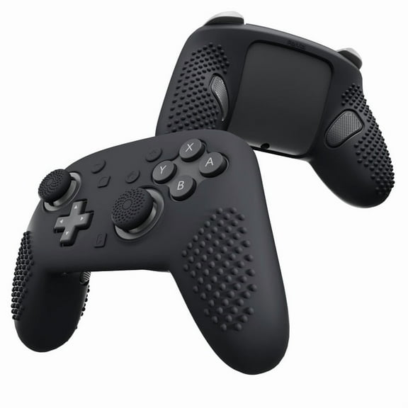 PlayVital 3D Studded Silicone Cover for Nintendo Switch 2 Pro Controller,Anti-Slip Grip Protector Case with Back Button Cap