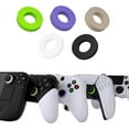 thumbnail image 1 of PlayVital 5 Pairs Aim Assist Target Motion Control Precision Rings for ps5, for ps4, for Xbox Series X/S, Xbox One, Xbox 360, for Switch Pro Controller, for Steam Deck - Green Purple Gray Black White, 1 of 9