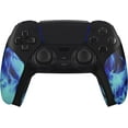 thumbnail image 1 of PlayVital Anti-Skid Sweat-Absorbent Controller Grip for ps5 Controller, Professional Textured Soft Rubber Pads Handle Grips for ps5 Controller - Blue Flame, 1 of 9