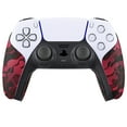 thumbnail image 1 of PlayVital Anti-Skid Sweat-Absorbent Professional Controller Grip for PS5 Controller, Textured Soft Rubber Pads Handle Grips for PS5 Controller - Black Red Camouflage, 1 of 9
