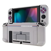 غطاء PlayVital Back لوحدة تحكم Nintendo Switch ، واقي تحكم محمول باليد غلاف صلب لـ Joycon ، حقيبة واقية قابلة للإرساء مع ملصق Button Caps - Classic 1989 GB DMG-01