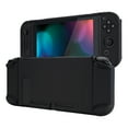 thumbnail image 1 of PlayVital Back Cover for Nintendo Switch Console, Handheld Controller Separable Hard Shell for NS Joycon, Customized Dockable Protective Case for Nintendo Switch - Black, 1 of 9