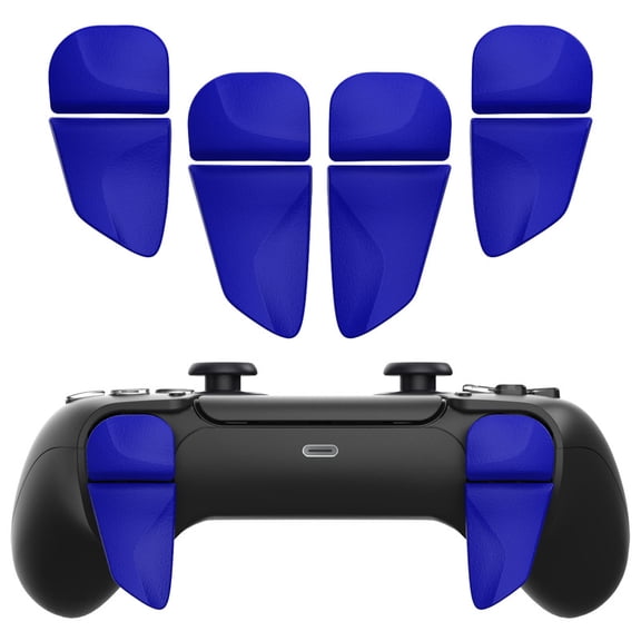 PlayVital Blade 2 Pairs Shoulder Buttons Extension Triggers for ps5 Controller, Game Improvement Adjusters for ps5 Controller, Bumper Trigger Extenders for ps5 Edge Controller - Blue