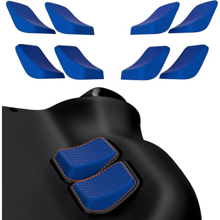 PlayVital Blue Back Button Enhancement Set for Steam Deck, Grip Improvement Button Protection Kit for Steam Deck - 2 Different Thickness