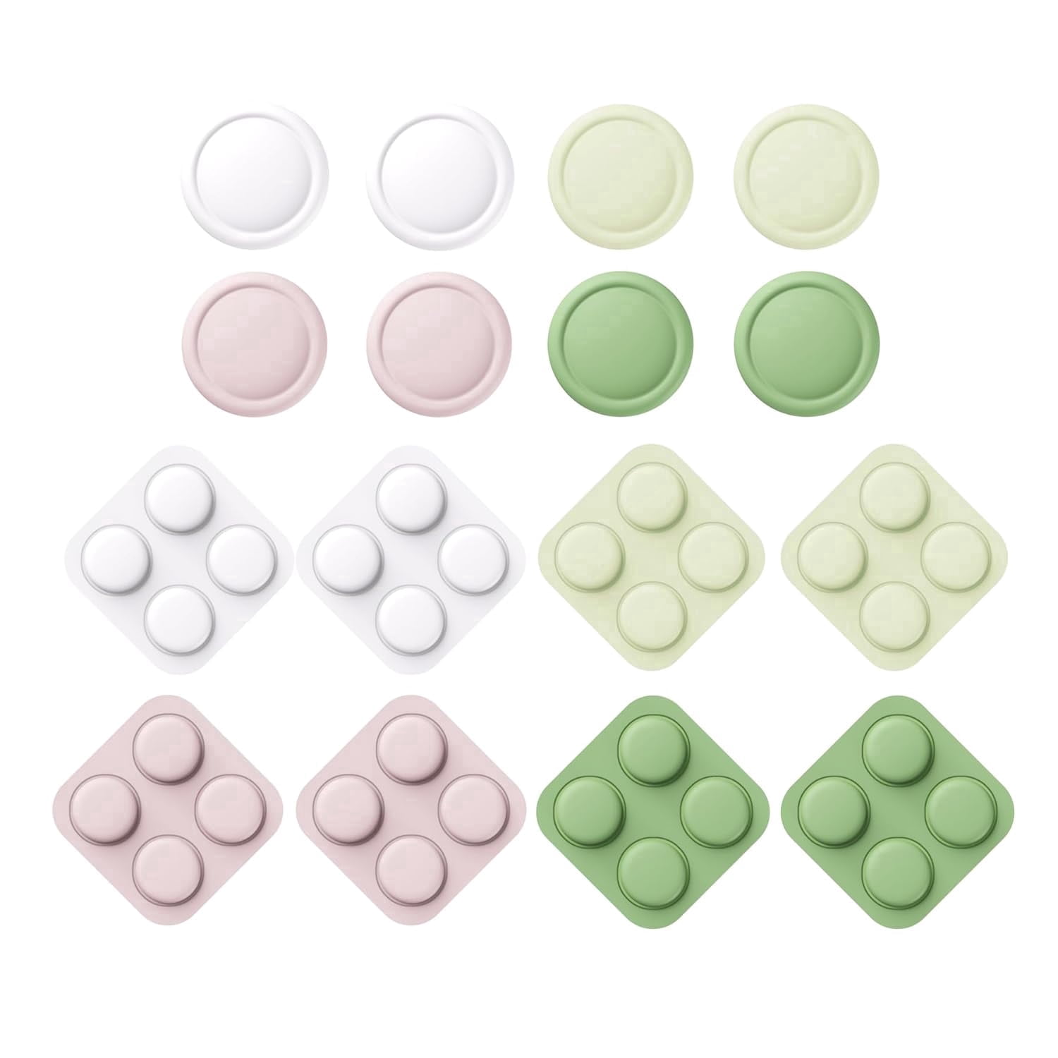 PlayVital Button Caps + Thumb Grip Set for Nintendo Switch 2, 8 ...