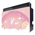 thumbnail image 1 of PlayVital Candy Rainbow Unicorn Patterned Custom Protective Shell for Nintendo Switch Charging Dock, Dust Anti Scratch Dust Hard Cover for Nintendo Switch Dock - Dock NOT Included, 1 of 7