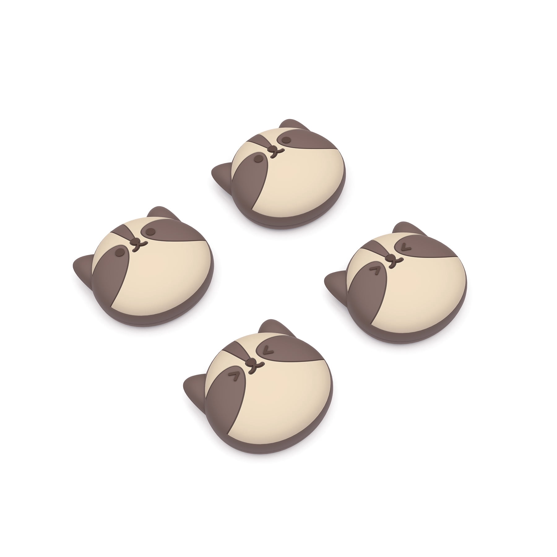 PlayVital Cute Thumb Grip Caps for ps5/4 Controller, Silicone Analog ...