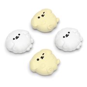 PlayVital Cute Thumb Grip Caps for ps5, Edge, ps4 Controller, Silicone Analog Stick Cover for Xbox Series X/S, Elite Series 2 Controller, Thumb Caps for Switch 2 Pro Controller - Fluffy & Winky Pups