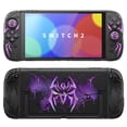 thumbnail image 1 of PlayVital Cyber Spider Protective Case for Nintendo Switch 2, Ergonomic Anti-slip Silicone Grip Covers, Dockable Hard Case Shell for Switch 2 with Joystick Cap, Shockproof Skin - Black, 1 of 11