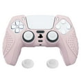 thumbnail image 1 of PlayVital Guardian Edition Cherry Blossoms Pink Ergonomic Soft Anti-Slip Controller Silicone Case Cover for PS5, Rubber Protector Skin with White Joystick Caps for PS5 Controller, 1 of 9