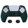 thumbnail image 1 of PlayVital Guardian Edition Racing Green Ergonomic Soft Anti-Slip Controller Silicone Case Cover for PS5, Rubber Protector Skins with Black Joystick Caps for PS5 Controller, 1 of 9