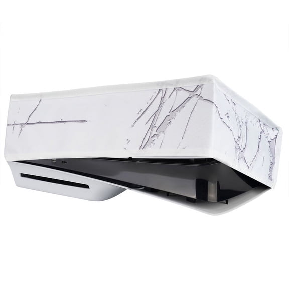 PlayVital Horizontal Dust Cover for ps5 Slim Digital Edition(The New Smaller Design), Nylon Dust Proof Protector Waterproof Cover Sleeve for ps5 Slim Console - Clown Hahaha