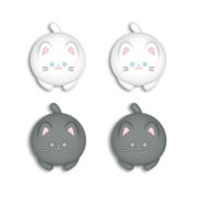 PlayVital Joystick Caps for Nintendo Switch, Thumbstick Caps for Switch Lite, Analog Cover for Switch OLED Joycon - Cutie Kitty