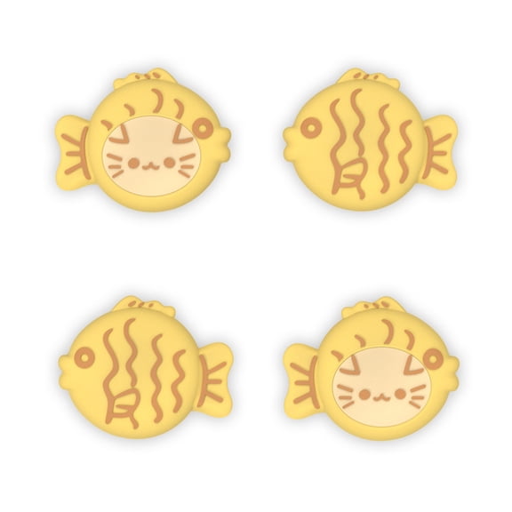 PlayVital Taiyaki Kitten Joystick Caps – Thumb Grip Covers for Nintendo Switch, Switch Lite & OLED Joy-Con
