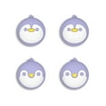 thumbnail image 1 of PlayVital Penguin Joystick Caps for Nintendo Switch, Thumbstick Caps for Switch Lite, Analog Cover for Switch OLED Joycon - Light Violet, 1 of 7