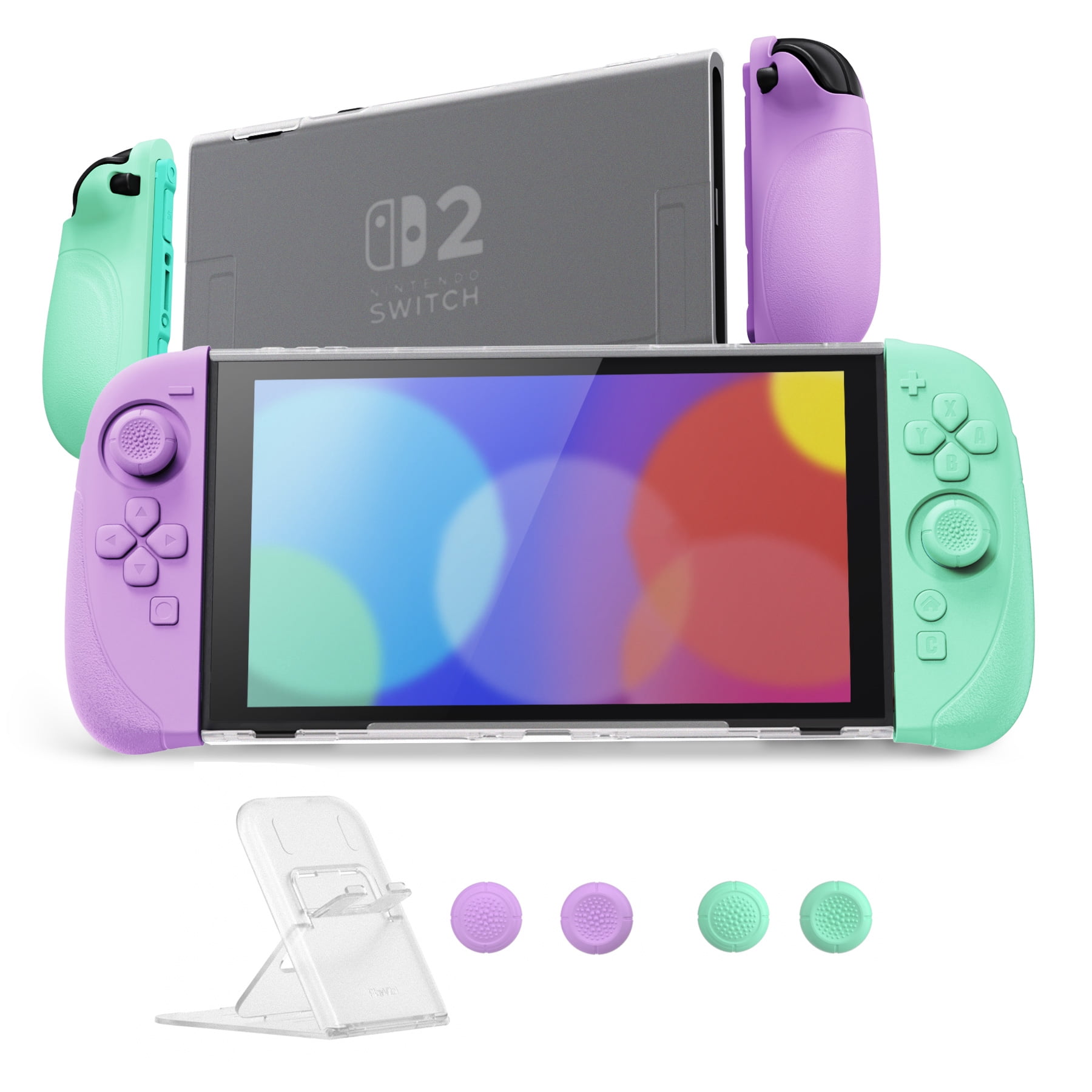 PlayVital Ranger Case for Nintendo Switch 2 - Dockable Silicone Grip w ...