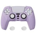 thumbnail image 1 of PlayVital Samurai Edition Mauve Purple Anti-Slip Controller Silicone Skin for PS5, Ergonomic Soft Rubber Protective Case for PS5 Controller with White Thumb Stick Caps, 1 of 8