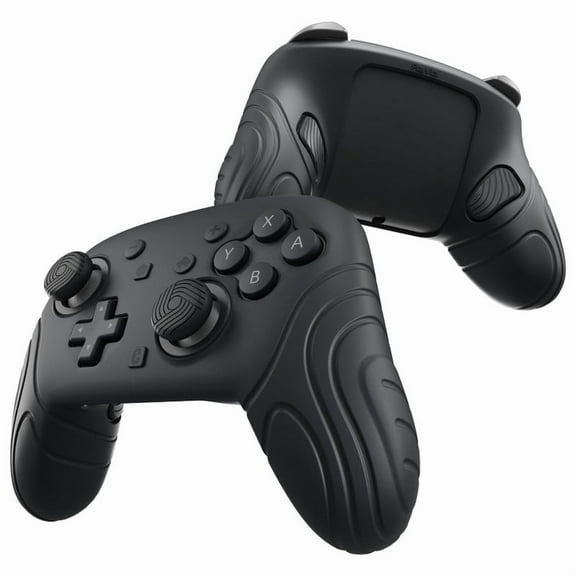 PlayVital Samurai Silicone Cover for Switch 2 Pro Controller with Back Button Caps,Thumb Grips & Stickers