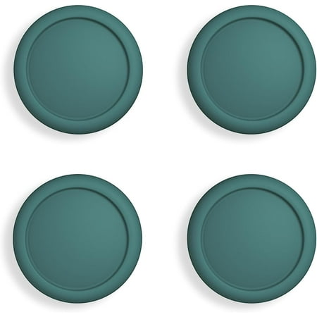 PlayVital Switch Joystick Caps, Switch Lite Thumbstick Caps, Silicone Analog Cover for Switch OLED Joycon Thumb Grip Rocker Caps for Nintendo Switch & Switch Lite - Hunter Green