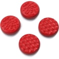 thumbnail image 1 of PlayVital Thumb Grip Caps for Steam Deck, Silicone Thumbsticks Grips Joystick Caps for Steam Deck - Diamond Grain & Crack Bomb Design Passion Red, 1 of 8