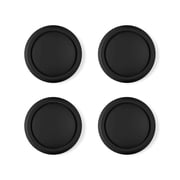 PlayVital Thumb Grips for Nintendo Switch 2, Silicone Comfort Joystick Caps for Joycon 24-Pack - Black