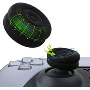 PlayVital Thumbs Cushion Caps Thumb Grips for ps5, for ps4, Thumbstick Grip Cover for Xbox Series X/S, Thumb Grip Caps for Xbox One, Elite Series 2, for Switch Pro Controller - Black
