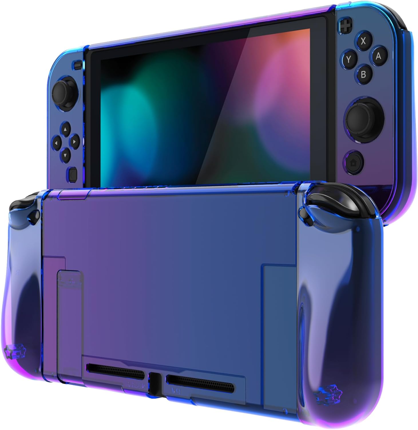 Separable Shell PlayVital Upgraded Dockable Case Grip Cover for Nintendo Switch ...