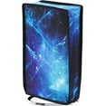 thumbnail image 1 of PlayVital Vertical Dust Cover for ps5 Slim Digital Edition(The New Smaller Design), Nylon Dust Proof Protector Waterproof Cover Sleeve for ps5 Slim Console - Blue Nebula, 1 of 8