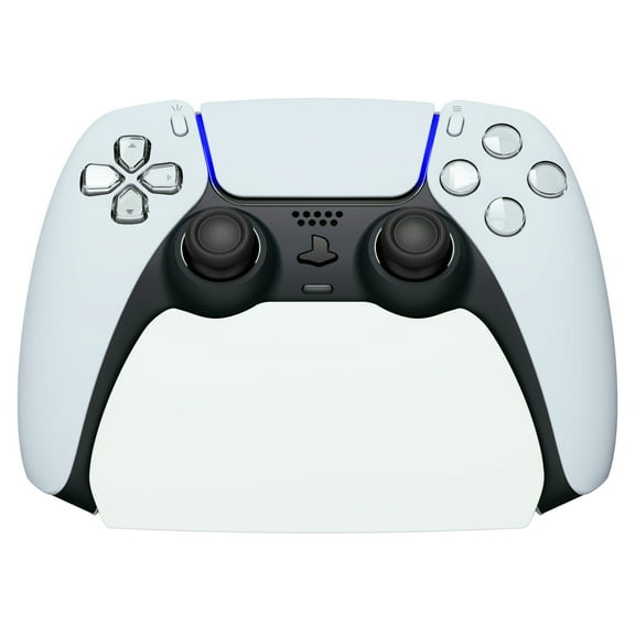 PlayVital White Display Stand for PS5 Controller, Gamepad Accessories Desk Holder for PS5 Controller with Rubber Pads