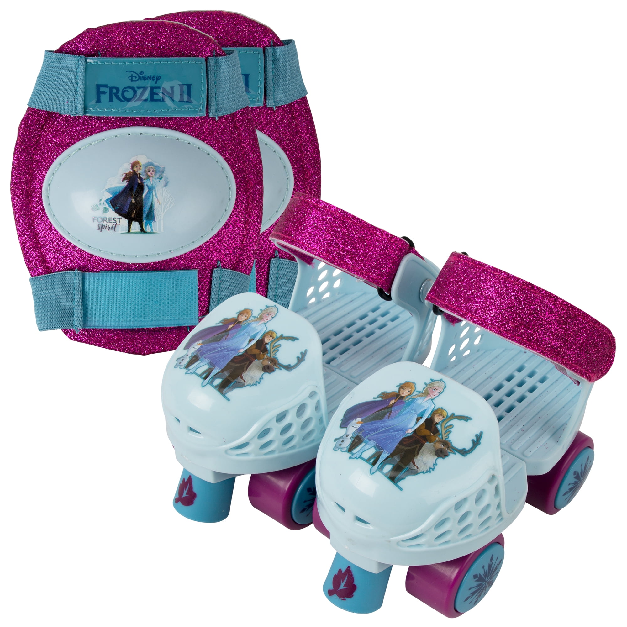 PlayWheels Kids Roller skate Junior Size 5-10 with Knee Pads
