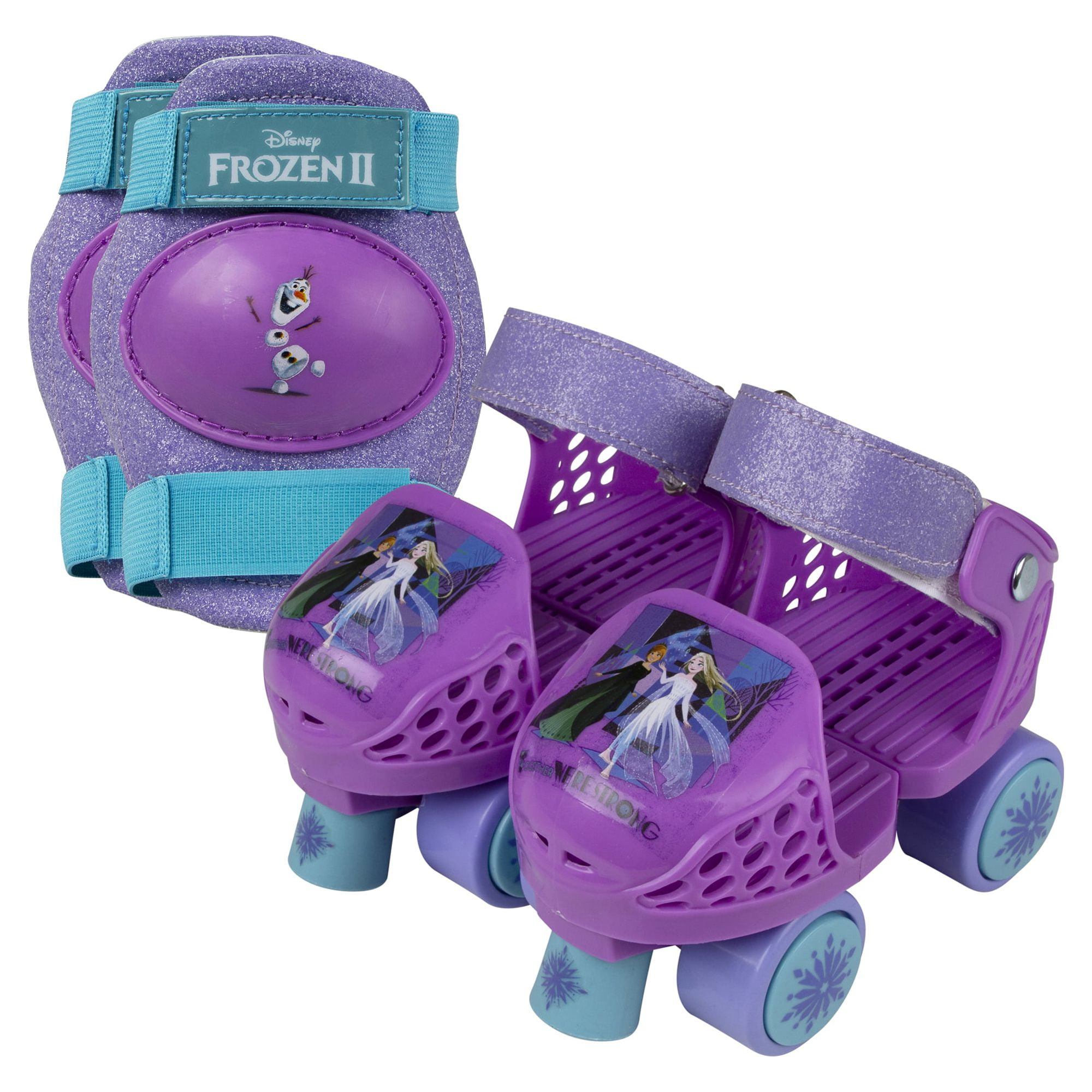 PlayWheels Kids Roller skate Junior Size 612 with Knee Pads