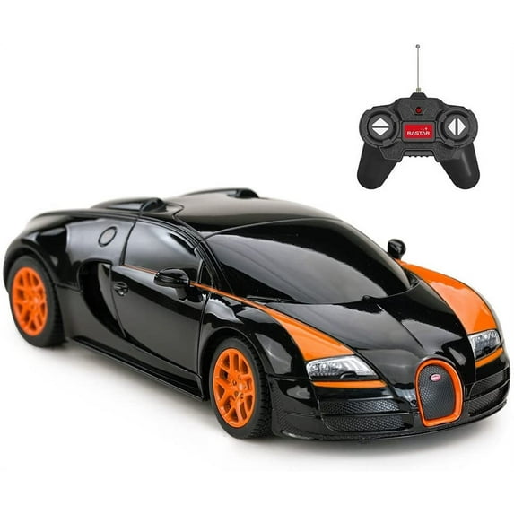 PlayWorld 1:14 RC Bugatti Veyron Grand Sport Vitesse Car (Orange)