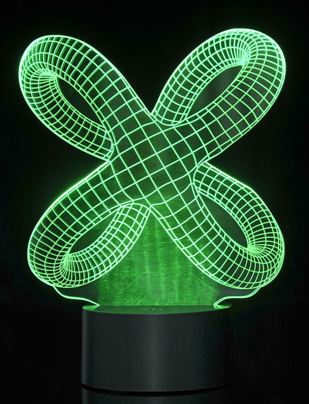 PlayWorld Board No More! 3D Crisscross Rings Laser Cut Precision LED Lights