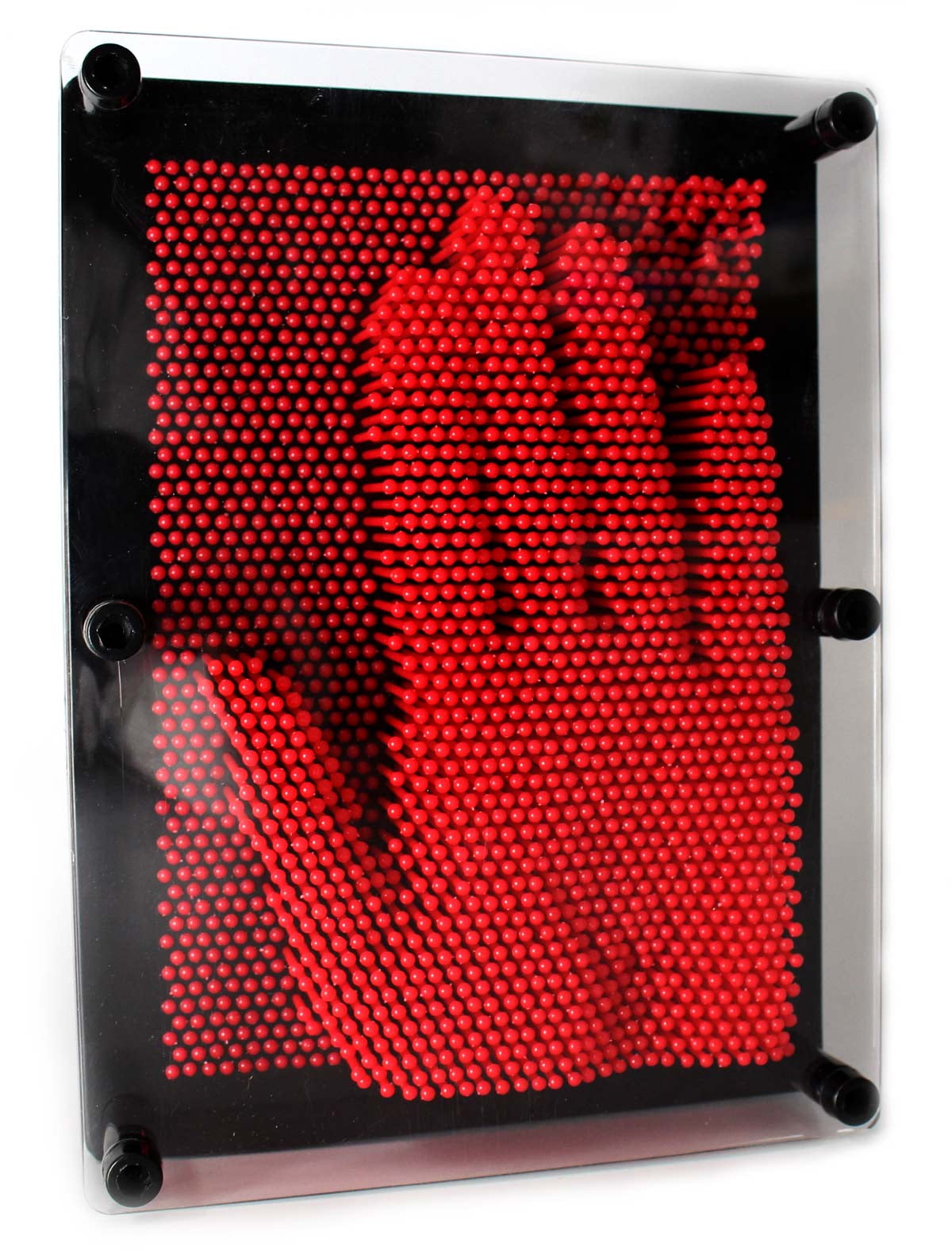 PlayWorld Board No More! 3D Pin Art Impression Board - Red
