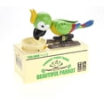 thumbnail image 1 of PlayWorld CoinCollector Parrot Coin Bank - Green, 1 of 9