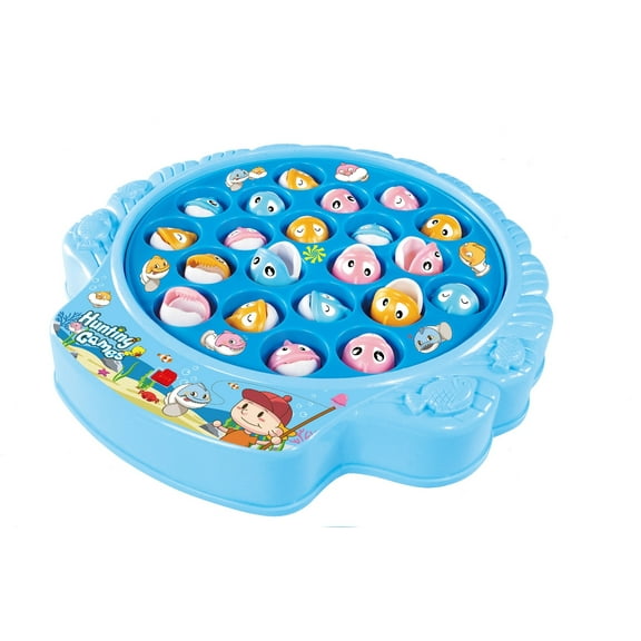 PlayWorld Deluxe Rotating Fishing Game With 2 Fishing Poles