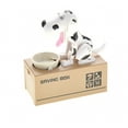 thumbnail image 1 of PlayWorld Dog Piggy Bank (Black White), 1 of 4