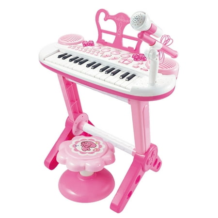 PlayWorld Electronic Keyboard Piano With Microphone For Kids
