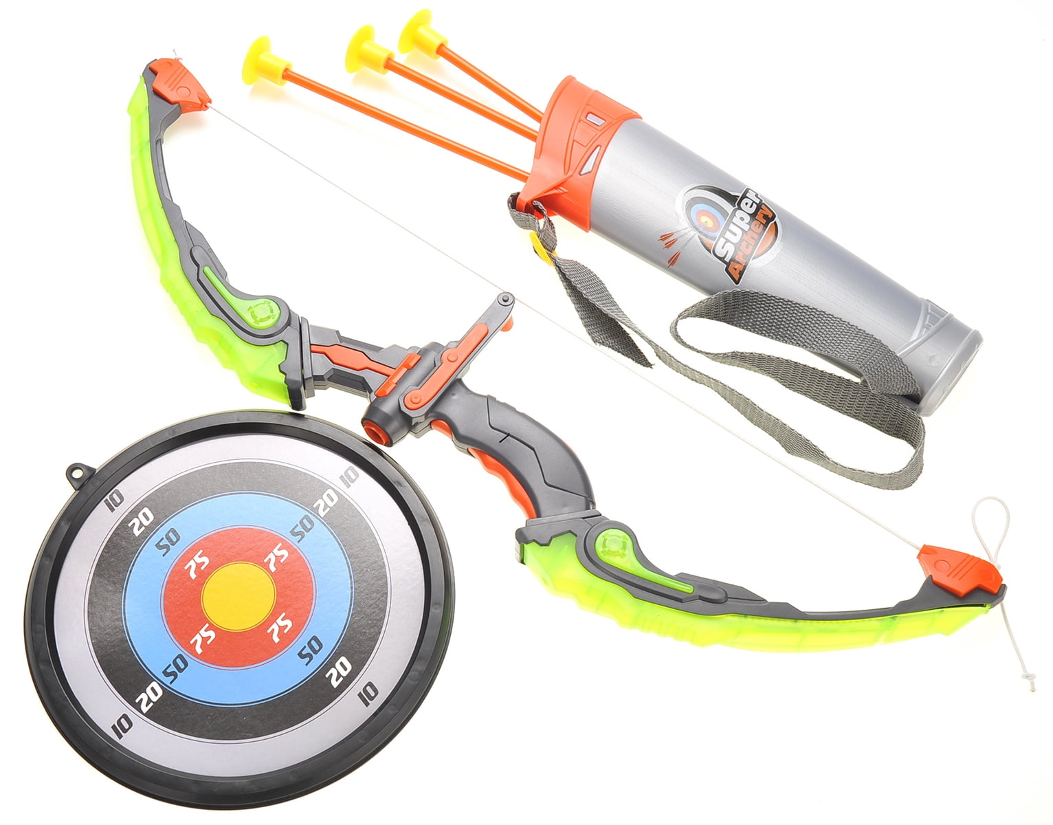 PlayWorld Giddyup! Buck's Bow And Arrow Playset With Quiver And Target - Green