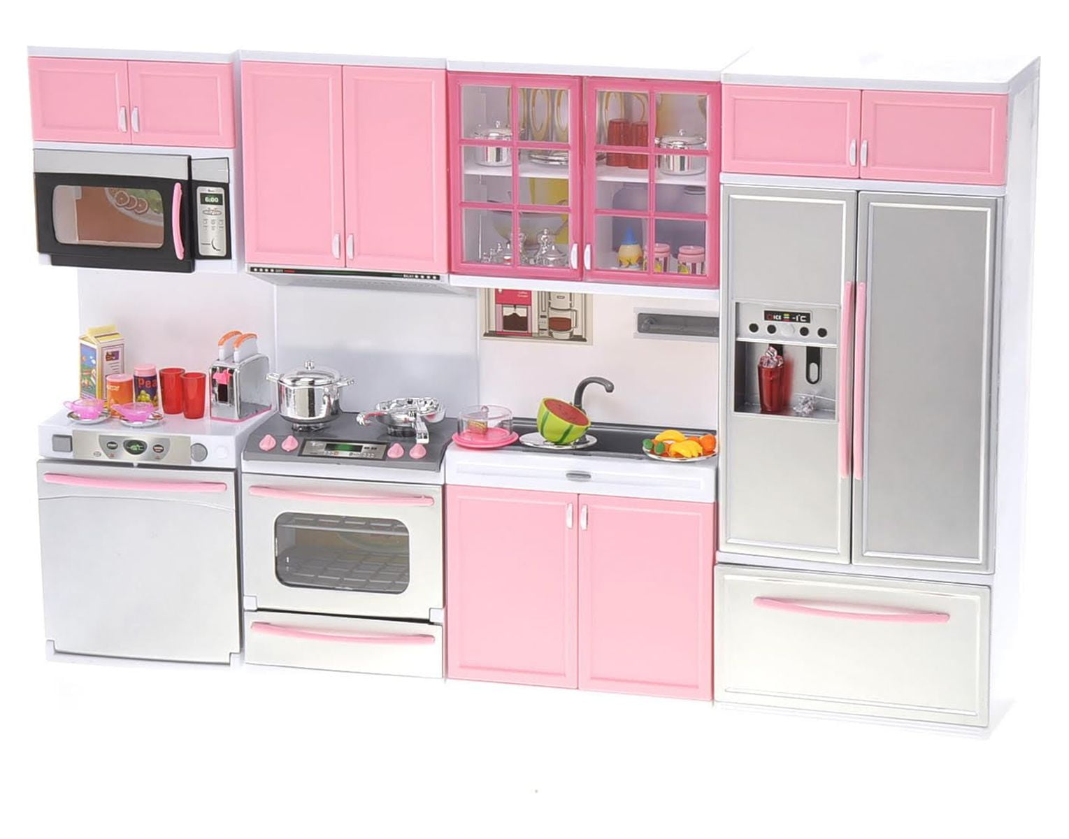 PlayWorld Kitchen Connection Battery Operated Modern Kitchen Playset